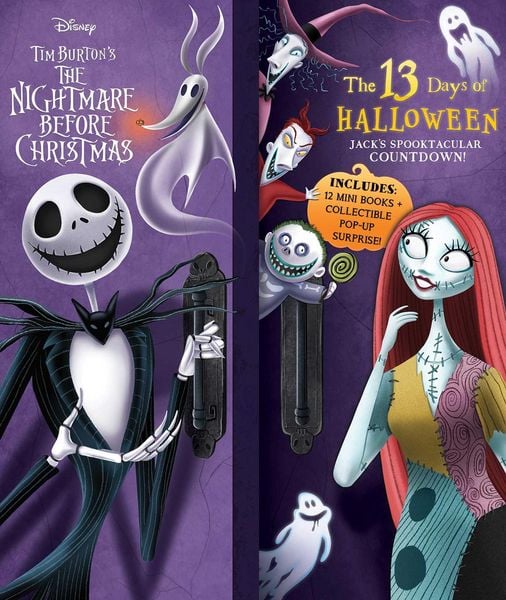 Disney: Tim Burton's the Nightmare Before Christmas: The 13 Days of Halloween - Children's Countdown Calendar for Disney Fans, Halloween Advent Calendar with Mini Books (Officially Licensed)