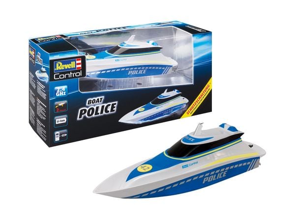 RC Boot Police, Revell Control Ferngesteuertes Polizeiboot