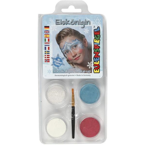 EULENSPIEGEL Profi Aqua Makeup Eiskönigin 6 Teile