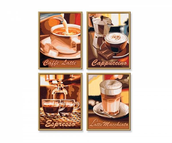 Malen nach Zahlen - Kaffeepause (Quattro)