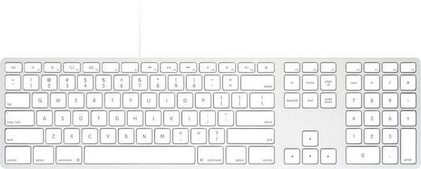 Matias FK318S Wired Aluminium Keyboard for Mac USB Tastatur US-Englisch, QWERTY, Mac Silber