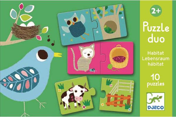 Puzzle duo/trio Puzzle Duo Lebensraum