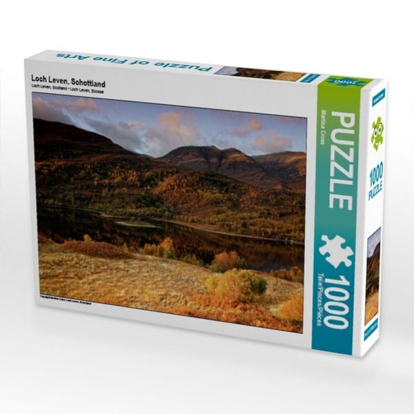CALVENDO Puzzle Loch Leven, Schottland 1000 Teile Lege-Größe 64x48cm Foto-Puzzle für glückliche Stunden