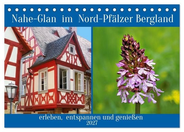 Nahe-Glan im Nord-Pfälzer Bergland (Tischkalender 2027 DIN A5 quer), CALVENDO Monatskalender