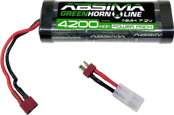 Absima Modellbau-Akkupack (NiMh) 7.2 V 4200 mAh Zellen-Zahl: 6 Hardcase T-Buchse, Tamiya-Buchse