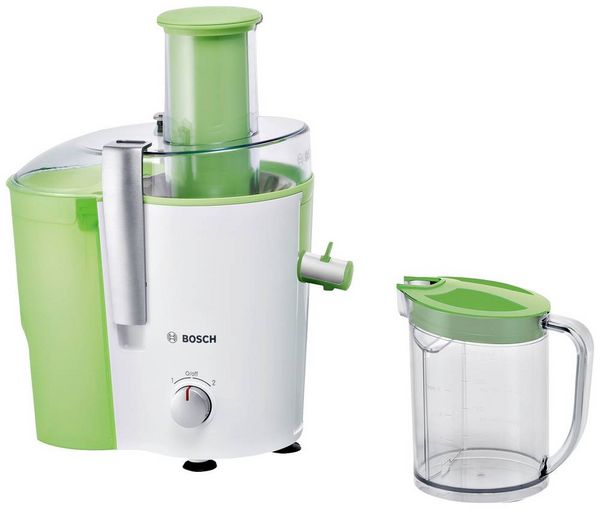 Bosch Haushalt Entsafter MES25G0 700 W Weiß, Grün