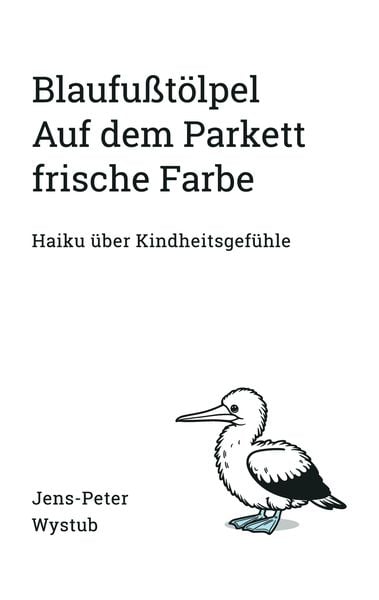 Blaufußtölpel Auf dem Parkett frische Farbe