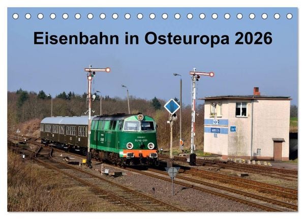 Eisenbahn Kalender 2026 - Oberlausitz und Nachbarländer (Tischkalender 2026 DIN A5 quer), CALVENDO Monatskalender