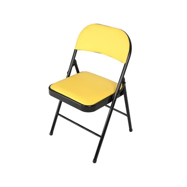 HTI-Living Klappstuhl Wedigo PVC Gelb Schwarz Klappstuhl Wedigo PVC Gelb Schwarz