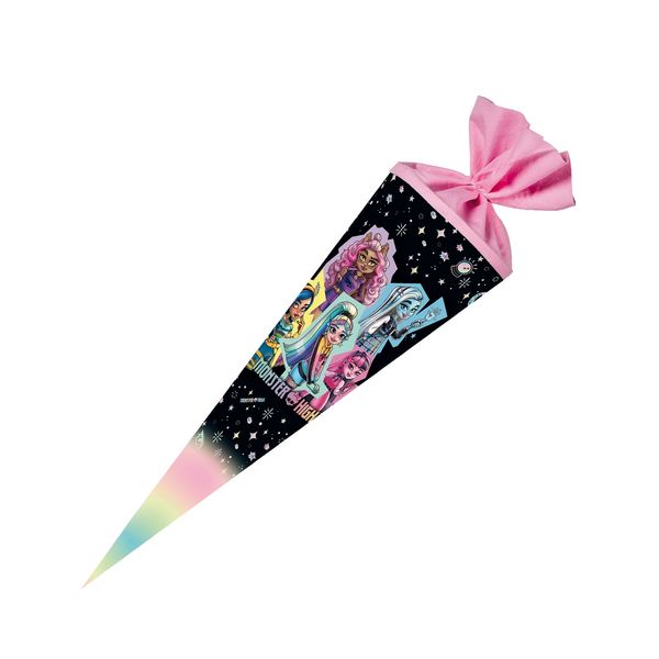 Nestler Schultüte Monster High Best Boos Forever rund mit Filzverschluss 70cm