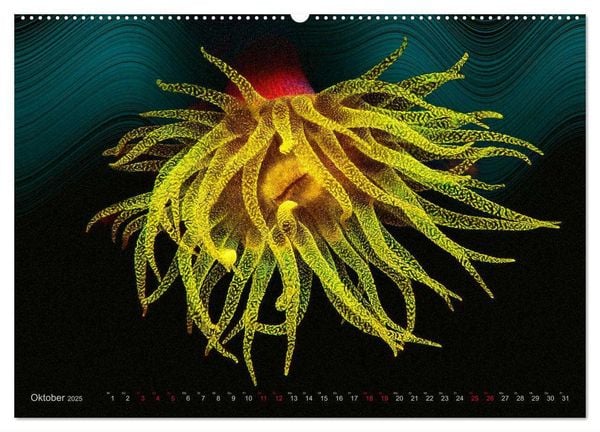 Artwork Unterwasser - Erlebnis Tauchen (hochwertiger Premium Wandkalender 2025 DIN A2 quer), Kunstdruck in Hochglanz