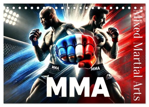 MMA - Mixed Martial Arts France (Calendrier de bureau 2027 DIN A5 vertical), CALVENDO calendrier mensuel