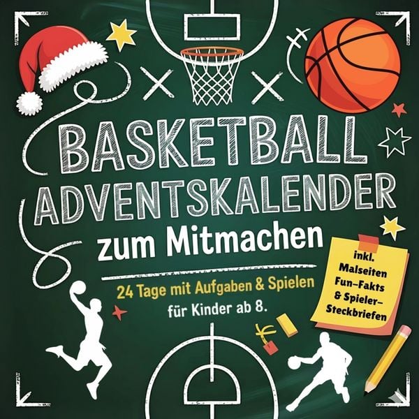 Der Basketball-Adventskalender zum Mitmachen für Kinder