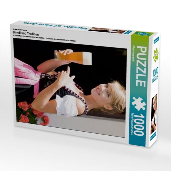 CALVENDO Puzzle Ein Motiv aus dem Kalender Dirndl und Tradition 1000 Teile Lege-Größe 64x48cm Foto-Puzzle für glückliche Stunden