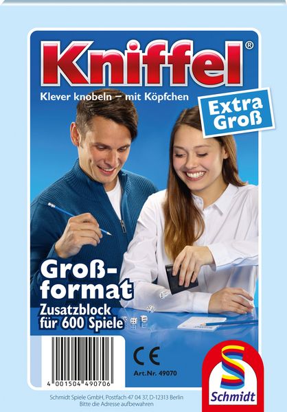 Kniffelblock A5 (Spiel-Zubehör), m. Beilage