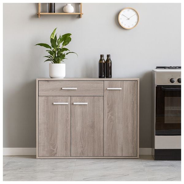HTI-Living Kommode Nina 3 Sonoma Kommode Nina 3 Sonoma