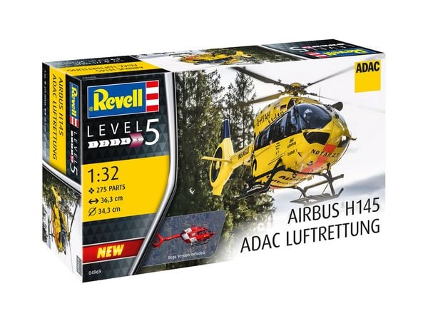 Airbus H145 ADAC Luftrettung , Revell Modellbausatz