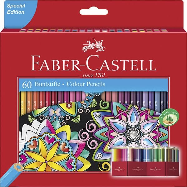 Faber-Castell Buntstifte Castle, 60er Set