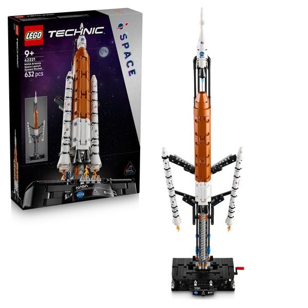 LEGO Technic 42221 NASA Artemis SLS-Schwerlastrakete, Modellbau Kinder