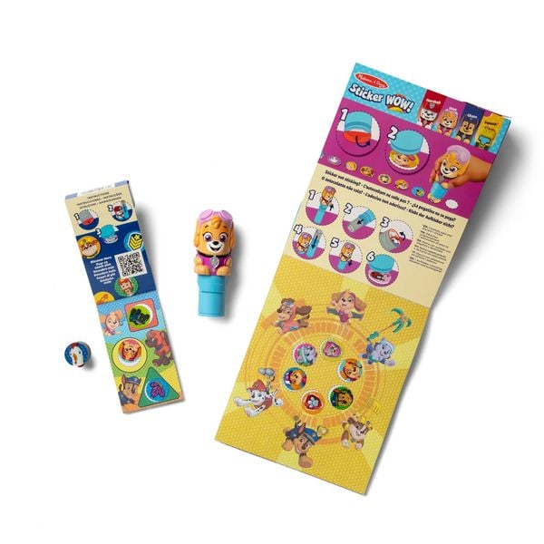 Sticker Wow! PAW Patrol Skye Sticker-Stempelset