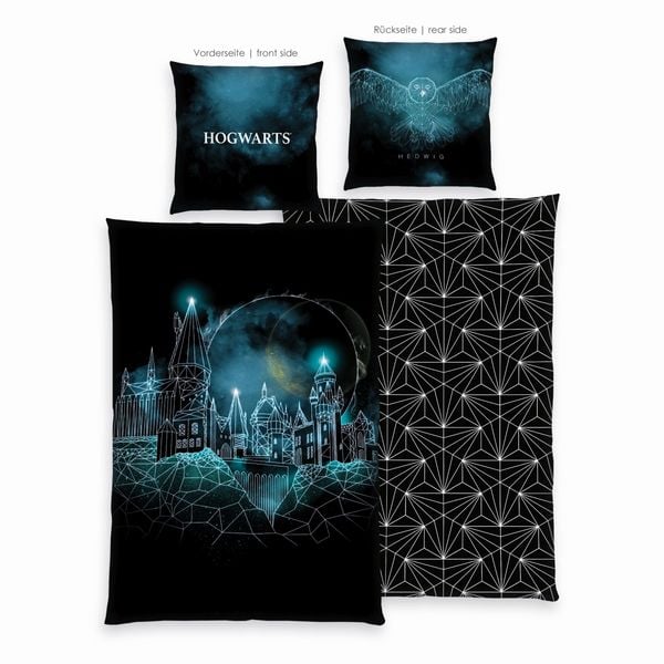 Klaus Hering 4474468050 - Harry Potter Bettwäsche, Harry Potter, 80x80+135x200 cm