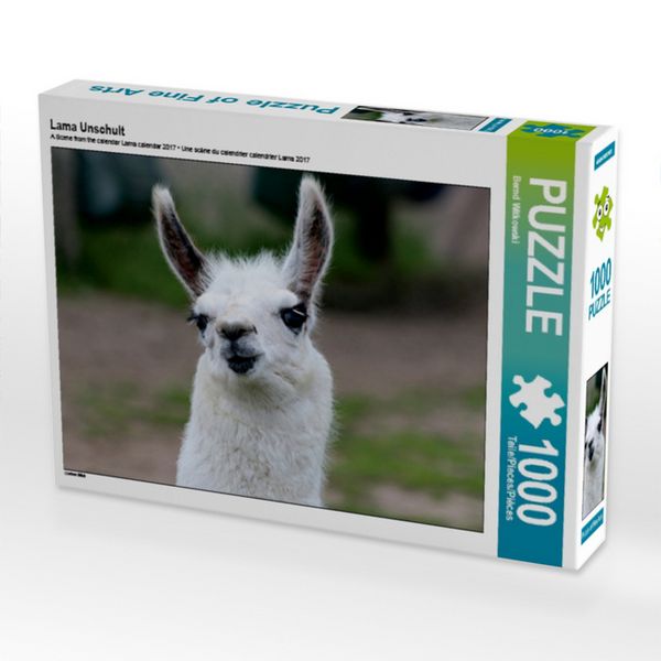CALVENDO Puzzle Lama Unschult 1000 Teile Lege-Größe 64x48cm Foto-Puzzle für glückliche Stunden