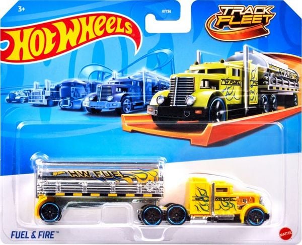 Hot Wheels Trackflotte, Spielzeugfahrzeug im Maßstab 1:64, Die-Cast, für Hot Wheels Tracks (Stile können abweichen)