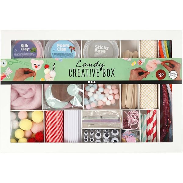 Creativ Company DIY Sets Basisversion Kreativ Mix, Süßigkeiten, 1 Set