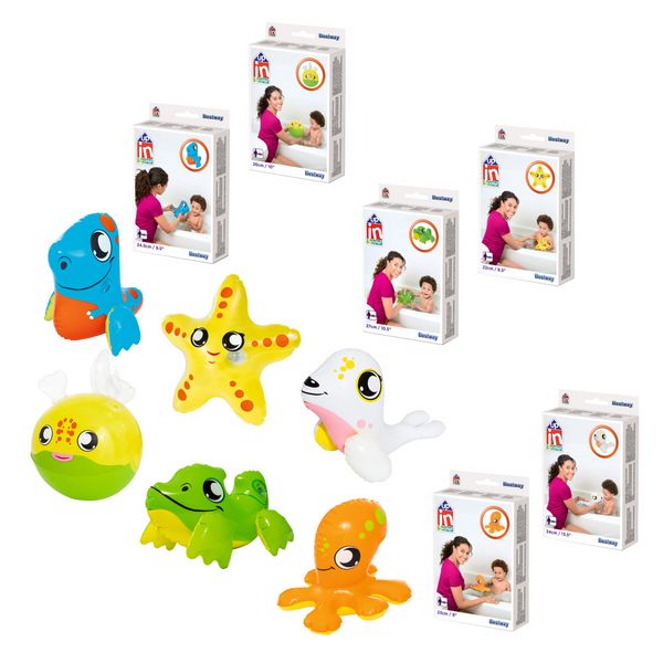 Bestway Bade-Spielzeug Puffy Pals 6fach sortiert