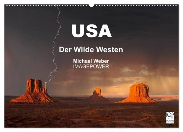 USA - Der Wilde Westen (Wandkalender 2027 DIN A2 quer), CALVENDO Monatskalender