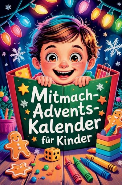Mitmach-Adventskalender für Kinder: 24 Tage voller Spaß mit Rätseln, Ausmalbildern & Spielen für eine magische Vorweihnachtszeit