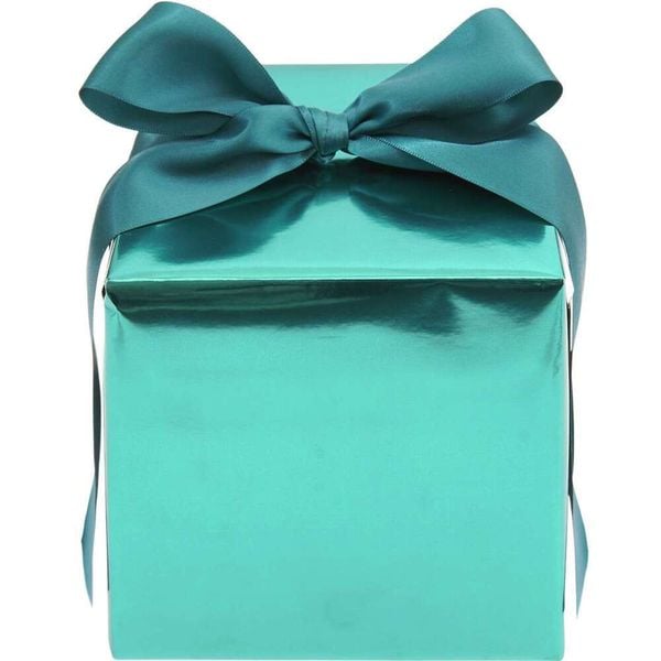 Geschenkpapier Metallic Petrol, Glänzend, MIX