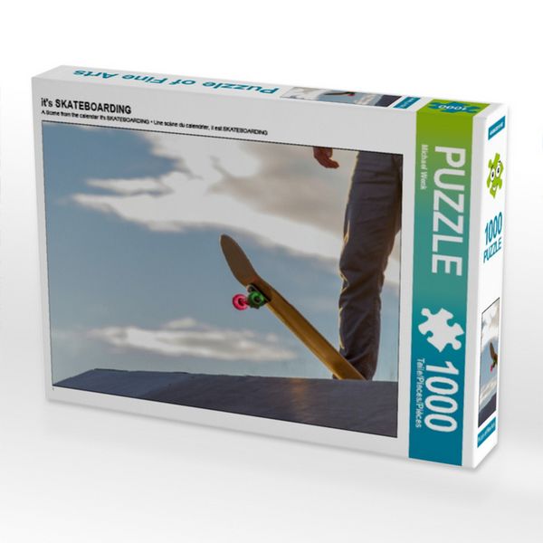 CALVENDO Puzzle it's SKATEBOARDING 1000 Teile Puzzle quer 1000 Teile Lege-Größe 64 × 48 cm Foto-Puzzle für glückliche Stunden
