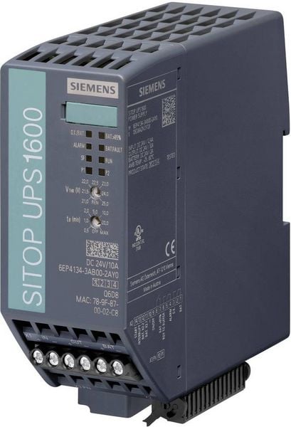 Siemens SITOP UPS1600 6EP41343AB002AY0 Industrielle USV-Anlage (DIN Rail)