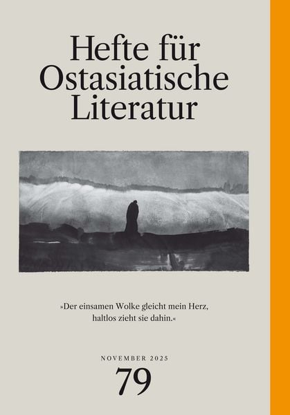 Hefte für ostasiatische Literatur 79