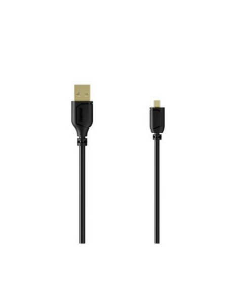 Hama USB-Kabel USB 2.0 USB-A Stecker, USB-Mini-B Stecker 0.75m 00074263