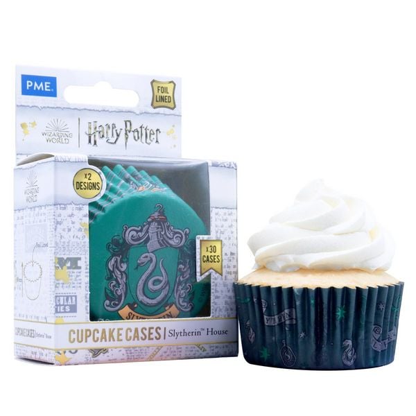 Cupcake Cases - Slytherin House