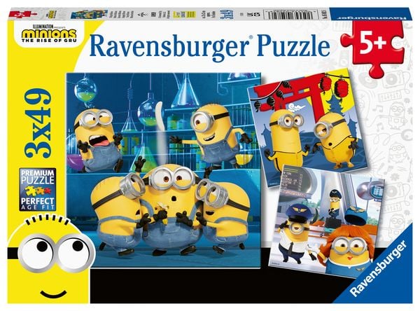 Puzzle Ravensburger Witzige Minions 3 X 49 Teile