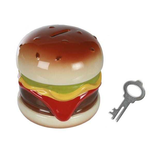 Spardose Hamburger 14x13cm