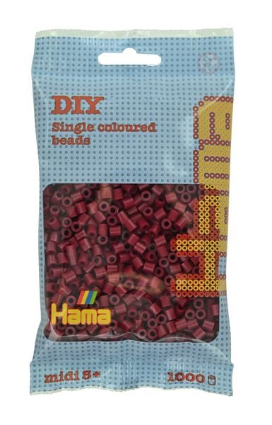 HAMA Perlen Midi - Dunkle Kirsche 1000 Perlen