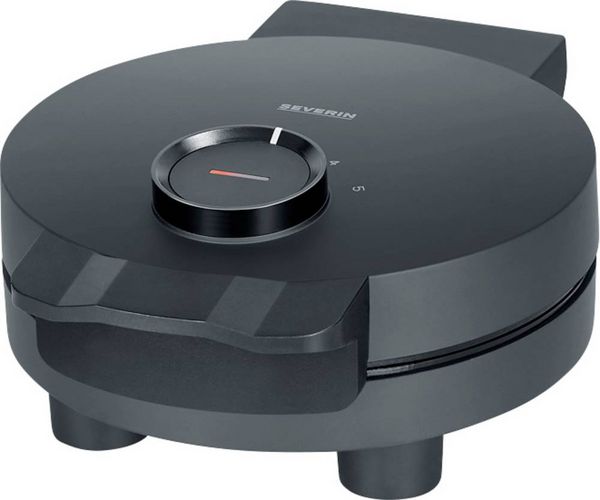 Severin WA 2116 Waffeleisen Antihaftbeschichtung, Kontrollleuchte Schwarz