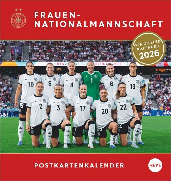 DFB Frauen Postkartenkalender 2026