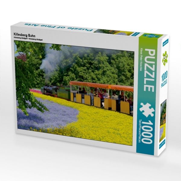 CALVENDO Puzzle Killesberg Bahn 1000 Teile Lege-Größe 64x48cm Foto-Puzzle für glückliche Stunden