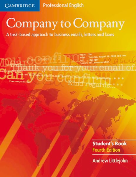 Company to Company B1-B2, 4th edition