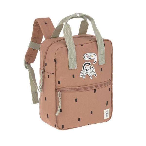 Mini Square Backpack Happy Prints caramel