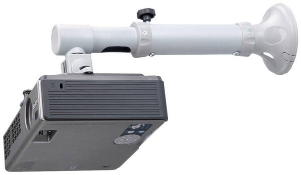 Neomounts BEAMER-W050SILVER Beamer-Wandhalterung Neigbar, Drehbar Wandabstand (max.): 47 cm Silber