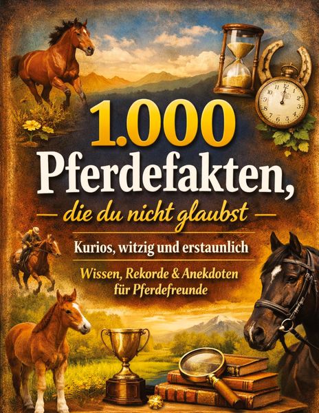 1.000 Pferdefakten, die du nicht glaubst