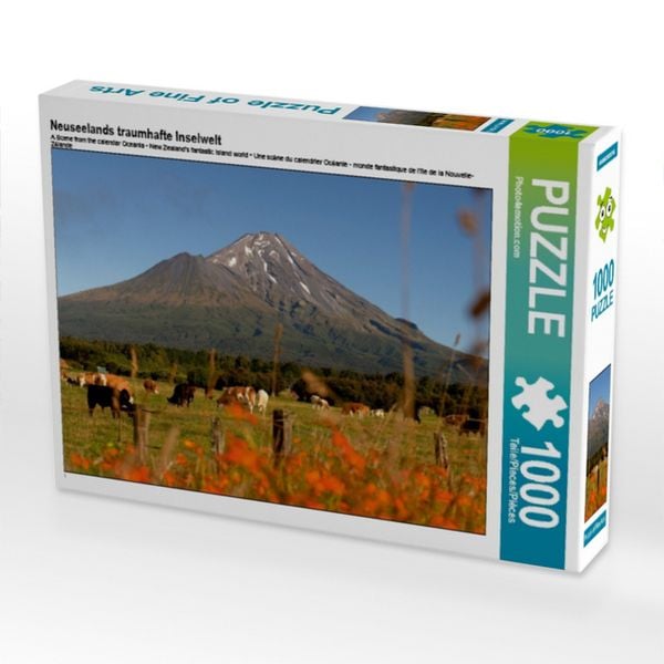 CALVENDO Puzzle Neuseelands traumhafte Inselwelt 1000 Teile Lege-Größe 64x48cm Foto-Puzzle für glückliche Stunden