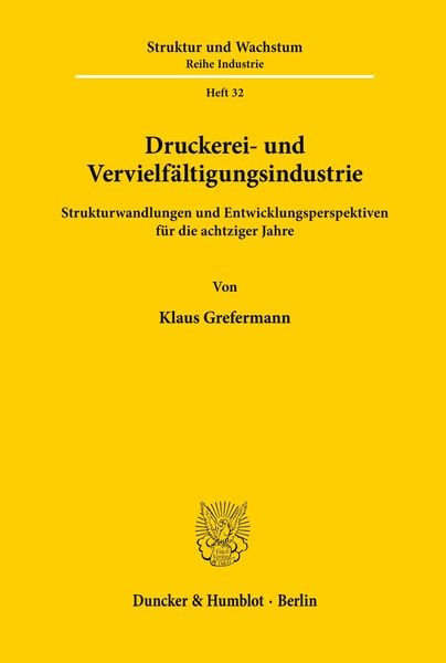 Druckerei- und Vervielfältigungsindustrie.