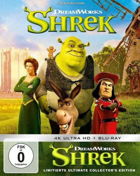 Shrek - 25th Anniversary Edition - Steelbook (4K-UHD+Blu-ray+Bonus-Blu-ray)